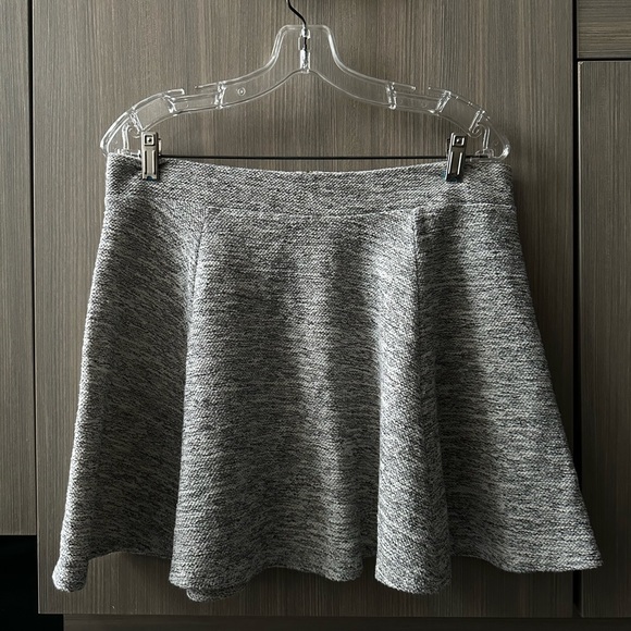 H&M Heather Grey Miniskirt (US L) - Picture 1 of 4